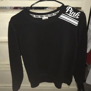 pink pullover sweater